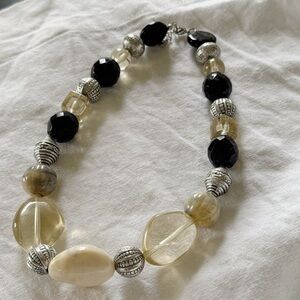 vintage chunky beaded necklace